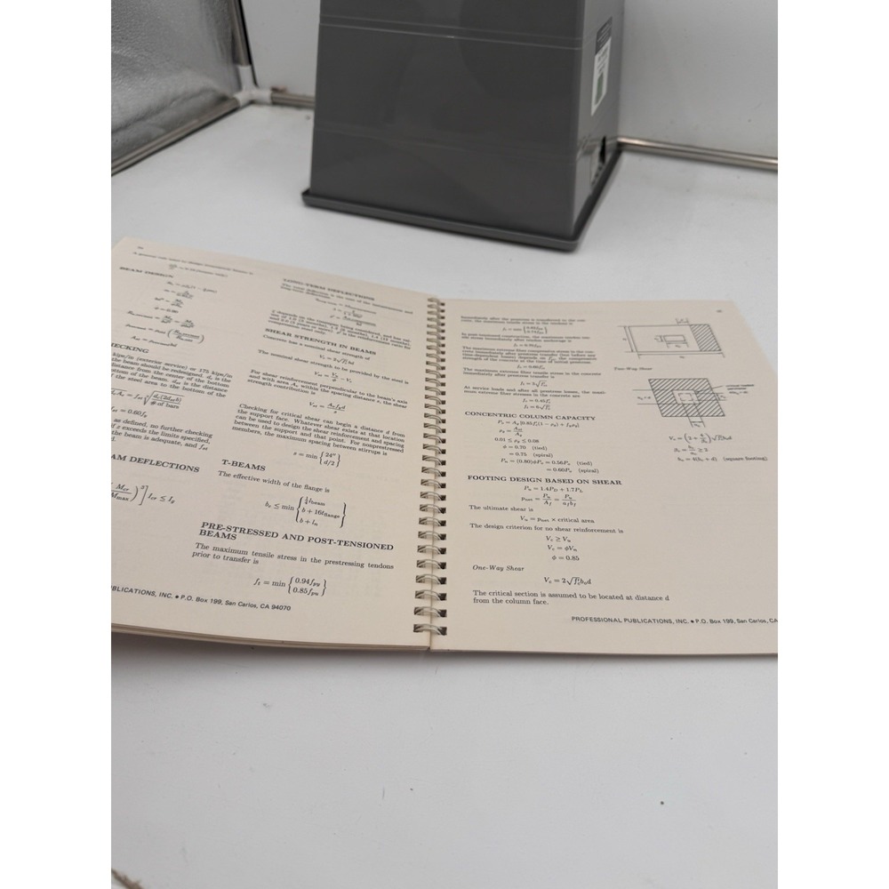 Civil Engineering Quick Reference Cards Michael R. Lindeberg PE Engineering - Picture 3 of 5